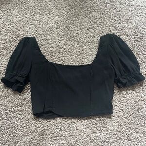 Black Urban Outfitters Crop Top